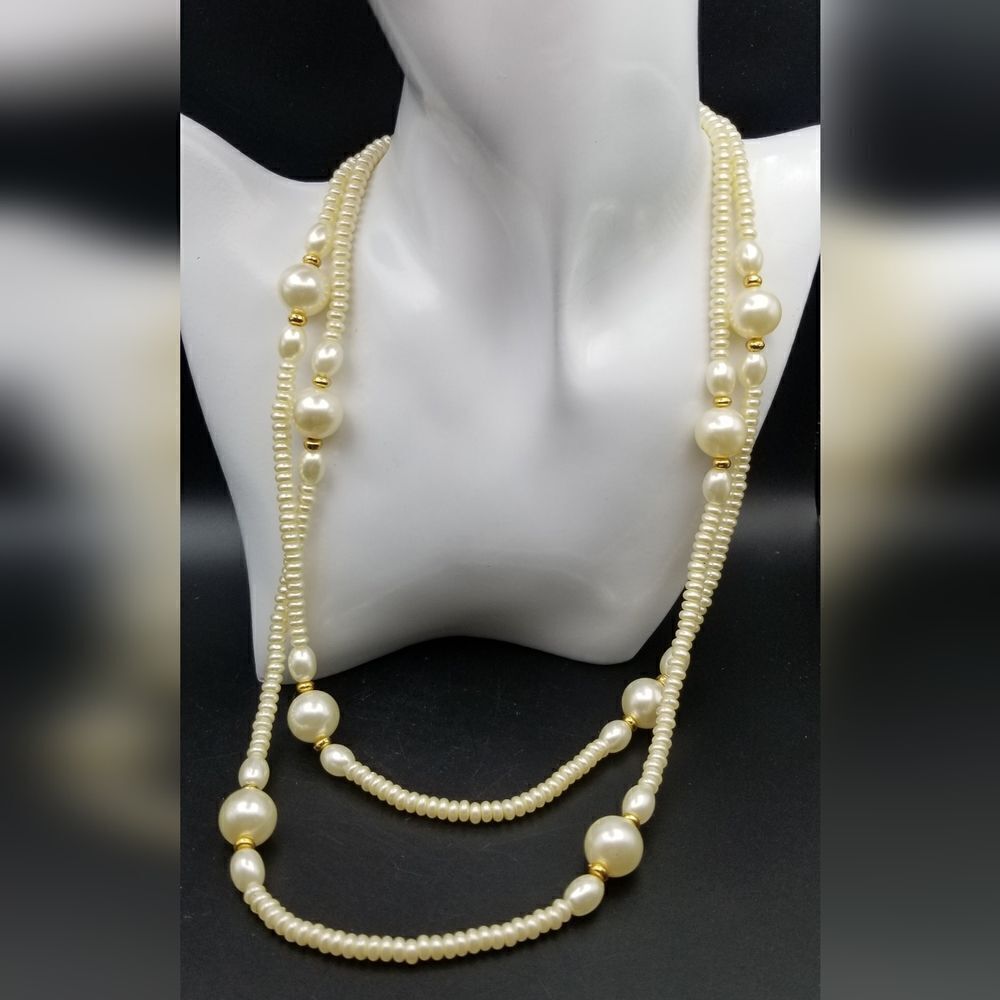 Elegance essence pearl necklace N428